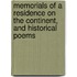 Memorials of a Residence on the Continent, and Historical Poems