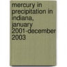 Mercury in Precipitation in Indiana, January 2001-December 2003 door United States Government