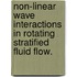 Non-Linear Wave Interactions In Rotating Stratified Fluid Flow.
