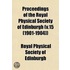 Proceedings of the Royal Physical Society of Edinburgh Volume 5
