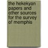 The Hekekyan Papers and Other Sources for the Survey of Memphis