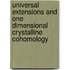 Universal Extensions and One Dimensional Crystalline Cohomology