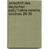Zeitschrift Des Deutschen Palï¿½Stina-Vereins, Volumes 26-30