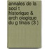 Annales de La Soci T Historique & Arch Ologique Du G Tinais (3 )