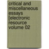 Critical and Miscellaneous Essays [Electronic Resource Volume 02 door Thomas Carlyle