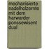 Mechanisierte Nadelholzernte mit dem Harwarder PonsseWisent Dual