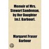 Memoir Of Mrs. Stewart Sandeman, By Her Daughter [M.F. Barbour].