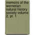 Memoirs Of The Wernerian Natural History Society Volume 2, Pt. 1