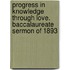 Progress in Knowledge Through Love. Baccalaureate Sermon of 1893