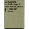 Verführung, Mehrdeutigkeit und Manipulation bei Theodor Fontane door Marianne Schütze