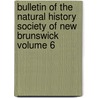 Bulletin of the Natural History Society of New Brunswick Volume 6 door Natural History Society of Brunswick