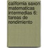 California Saxon Matematicas Intermedias 6: Tareas de Rendimiento
