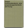 Lineare Funktionalanalysis: Eine Anwendungsorientierte Einf Hrung door Hans Wilhelm Alt