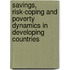 Savings, Risk-coping and Poverty Dynamics in Developing Countries