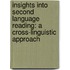 Insights Into Second Language Reading: A Cross-Linguistic Approach