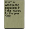 Return of Wrecks and Casualties in Indian Waters for the Year 1883 door Captain Arthur W. Stiffe