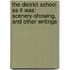 the District School As It Was: Scenery-Showing, and Other Writings