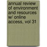 Annual Review Of Environment And Resources W/ Online Access, Vol 31 by Pamela A. Matson