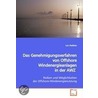 Das Genehmigungsverfahren Von Offshore Windenergieanlagenin Der Awz door Lars Herklotz