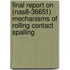 Final Report on (Nas8-36651) Mechanisms of Rolling Contact Spalling door United States Government