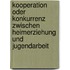 Kooperation oder Konkurrenz zwischen Heimerziehung und Jugendarbeit