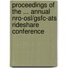 Proceedings of the ... Annual Nro-Osl/Gsfc-Ats Rideshare Conference by Nro-Osl/Gsfc-Ats Rideshare Conference