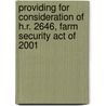 Providing for Consideration of H.R. 2646, Farm Security Act of 2001 door United States Congressional House