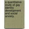 A Quantitative Study Of Gay Identity Development And Social Anxiety. door Michael Jay Lafarr