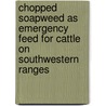 Chopped Soapweed as Emergency Feed for Cattle on Southwestern Ranges door C.L. (Clarence Luther) Forsling