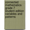 Connected Mathematics Grade 7 Student Edition Variables and Patterns by Not Available