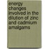 Energy Changes Involved in the Dilution of Zinc and Cadmium Amalgams