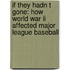 If They Hadn T Gone: How World War Ii Affected Major League Baseball