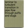 Laminar to turbulent transition in pipe flow through puffs and slugs door Mina Nishi
