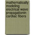 Mathematically Modeling Electrical Wave Propagationin Cardiac Fibers