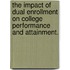 The Impact Of Dual Enrollment On College Performance And Attainment.