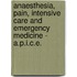 Anaesthesia, Pain, Intensive Care and Emergency Medicine - A.P.I.C.E.