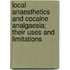 Local Anaesthetics And Cocaine Analgaesia; Their Uses And Limitations