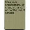 Tales from Shakespeare, by C. and M. Lamb, Ed. for the Use of Schools by Charles Lamb