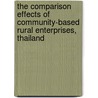 The Comparison Effects of Community-based Rural Enterprises, Thailand by Lada Phadungkiati