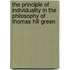 The Principle of Individuality in the Philosophy of Thomas Hill Green