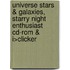 Universe Stars & Galaxies, Starry Night Enthusiast Cd-Rom & I>Clicker