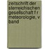 Zeitschrift Der Sterreichischen Gesellschaft F R Meteorologie, V Band