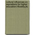 Cultural Influences On Aspirations For Higher Education:Riftvalley,(K)