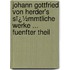 Johann Gottfried Von Herder's Sï¿½Mmtliche Werke ... Fuenfter Theil
