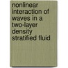 Nonlinear interaction of waves in a two-layer density stratified fluid door Mohammad-Reza Alam