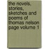 The Novels, Stories, Sketches and Poems of Thomas Nelson Page Volume 1