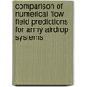 Comparison of Numerical Flow Field Predictions for Army Airdrop Systems door United States Government