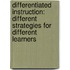 Differentiated Instruction: Different Strategies For Different Learners