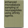 Enhanced Microdialysis Sampling Of Neuropeptides Using Affinity Agents. by Heidi Jean Fletcher