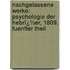 Nachgelassene Werke: Psychologie Der Hebrï¿½Er, 1809, Fuenfter Theil